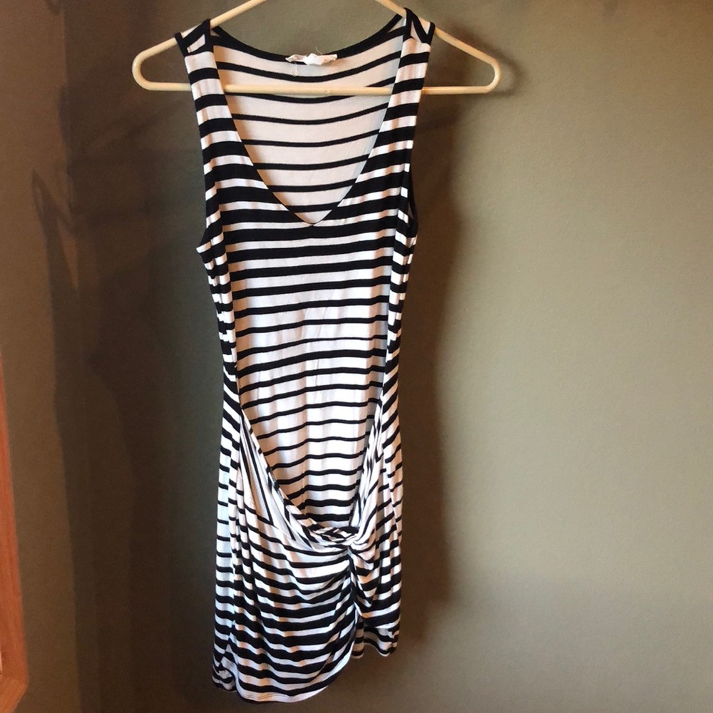 Stripped mini dress size small.